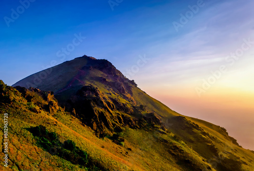 Mullayanagiri Peak in Chikkamagaluru , Karnataka 