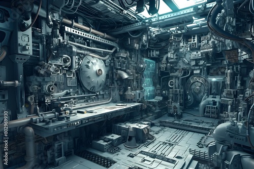 Captivating Machinery:A Technological Landscape of Intricate Industrial Wonders