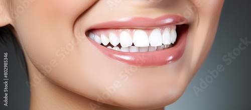 A dental hygienist with a cheerful expression on their face. with copy space image. Place for adding text or design