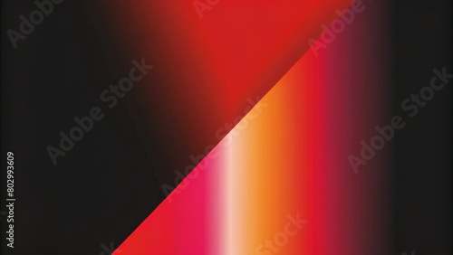 A dark gradient background with red and pink gradients on the right, going from black to white in the middle of an abstract shape.