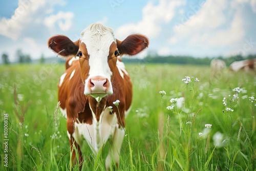 Organic dairy cows graze on pesticide-free pastures at a farm dedicated to sustainable practices and natural milk production