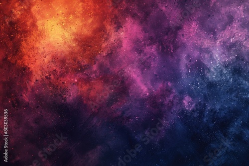 A colorful background with a blue and red swirl