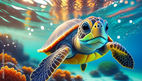 ea turtle illustration