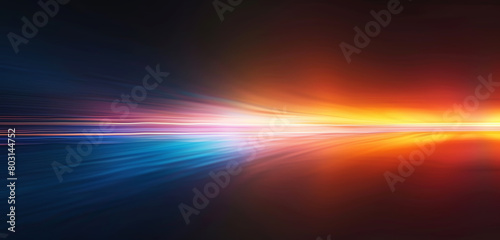 Vibrant abstract background with a gradient from blue to orange