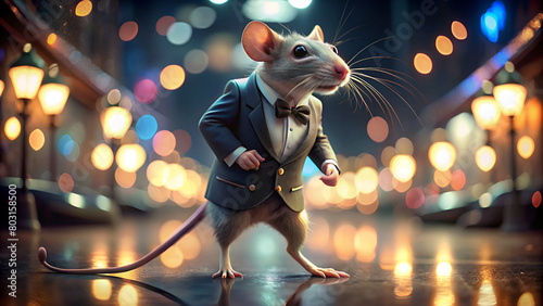 A rat in business attire