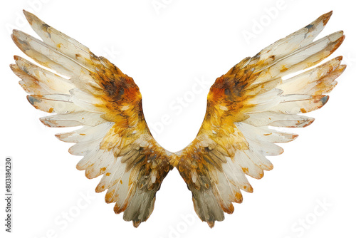 PNG Angel wings animal bird white background.