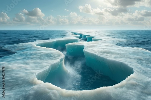Iceberg in the Arctic Ocean