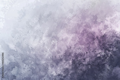 Abstract painting with purple and white watercolor tones. Ideal for artistic projects