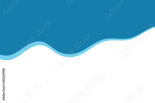 Wave icon, vector. Divider Header for App, Posters, Banners template. Abstract blue background. Road dividers icon. Curve Lines, Drops, Wave icon of Design element. Vector illustration.