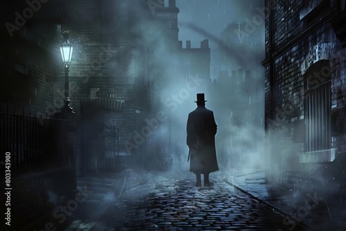 chilling legacy of the ripper in crime lore conceptual image
