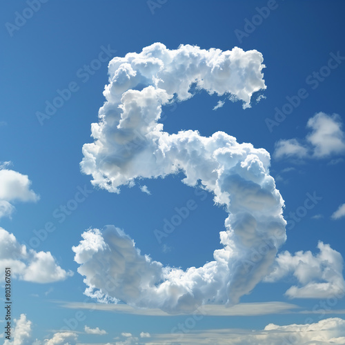 구름 숫자 5