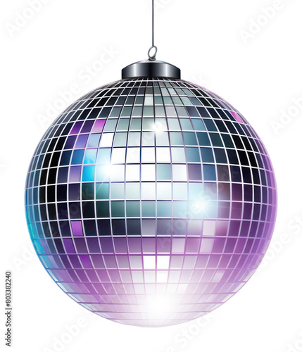 PNG Disco ball lighting hanging sphere.