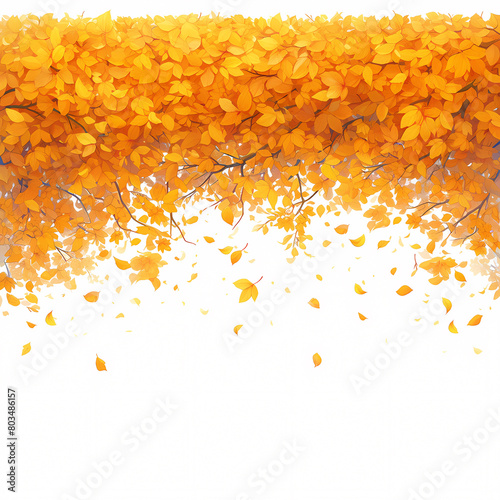 Embrace the Charm of Fall with This Vibrant Leaves Stock Image