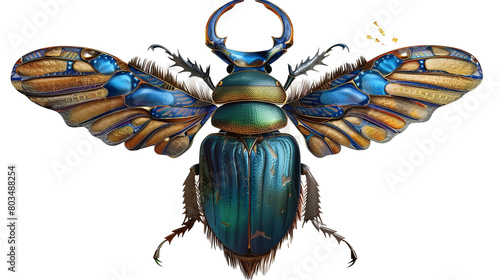 An Egyptian scarab beetle amulet on a transparent background. PNG format, This PNG file, with an isolated cutout object on a transparent background. 