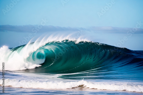 An ocean wave 
