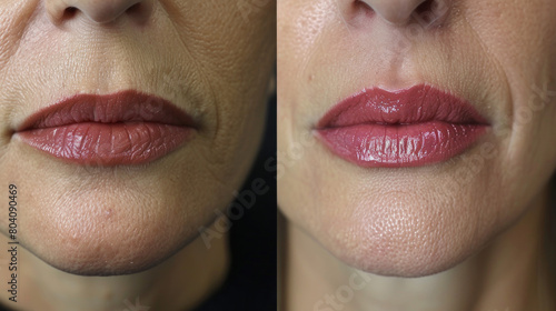 Enhance your lips with a close-up view of before and after lip augmentation. Explore surgical options, fillers, mesotherapy, and corrective treatments to achieve fuller, more desirable lips.
