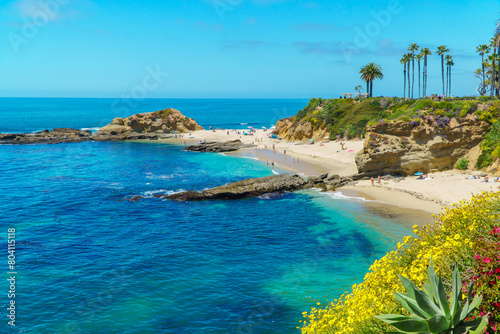 Treasure Island Beach in Laguna Beach, Orange County, California USA