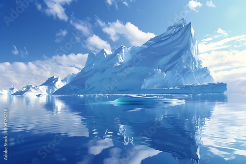 Thermal resonators extracting energy from icebergs.