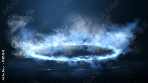An abstract transparent hookah shape isolated on white. A realistic 3D vapor or cigarette mist texture. An air trail icon for a jump game.
