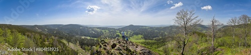 Panorama Thüringer Wald bei Oberhof