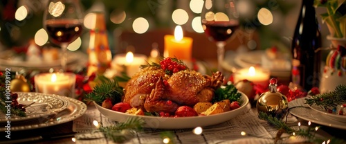 Describe the taste of freedom in a festive dish , professional photography and light