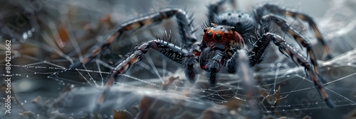 Vivid Detailing of a Spider: Fascinating Arachnid Identification Study