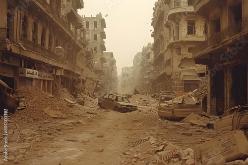 The Ravages of War:Aleppo's Haunting Ruins and the Enduring Human Struggle for Survival