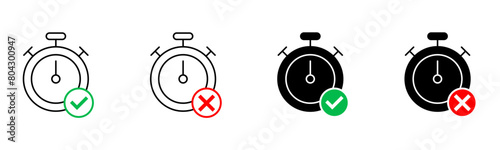 Reduce or add clock icon. Delete and add time. Illustration vector 