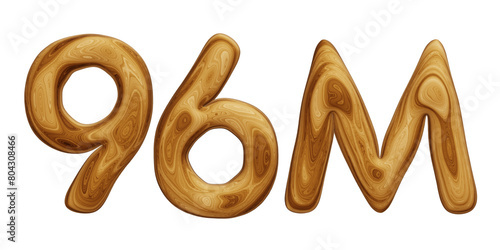 Wooden 96m for followers and subscribers celebration