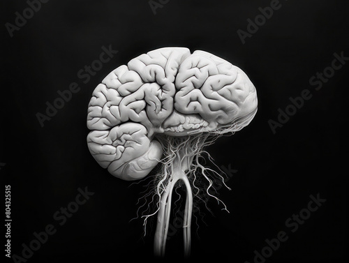 3d rendered illustration of human brain