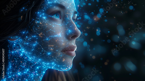 Digital technology of the future, where machine intelligence shapes the contours of tomorrow, AI is the guiding light illuminating our path forward.
