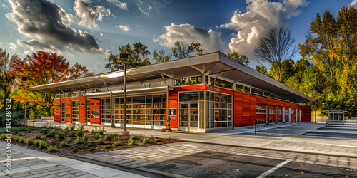"Community Guardians: The Modern Fire Station" "Architectural Safety: Design of a Contemporary Fire Station"