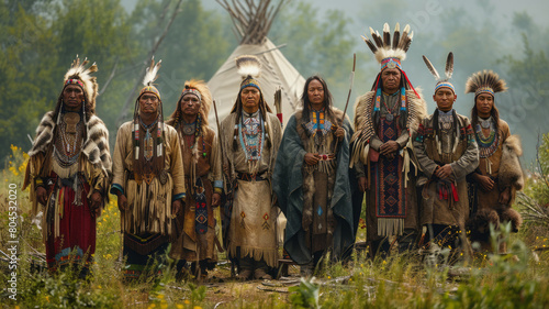 a tribe of Indian Sioux,generative ai