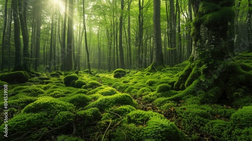 Immersive Mossy Forest: A Captivating Journey Through Enchanting Nature Exploration