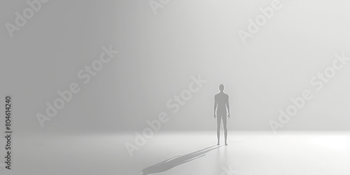 Loneliness (Light Gray): A single figure standing alone, symbolizing isolation