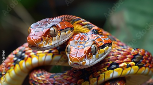Mutant Corn Snake with Two Heads - The Freakiest Reptilian you've ever Seen