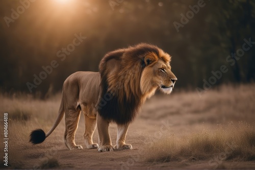 'looking side view lion standing camera half face wildlife look at adult cat animal big carnivore cut-out felino isolated on white mammal no people nobody one studio shot vertebrate background wild'
