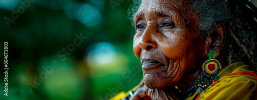 Elderly woman from Ethiopia, Horn of Africa