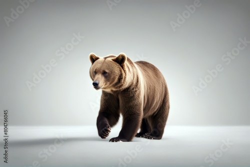 'background walking bear white animal arctic polar mammal fur carnivore claw ear furry head large leg big motion natural nature north northern paw pole predator walk wild wildlife zoo isolated warm'