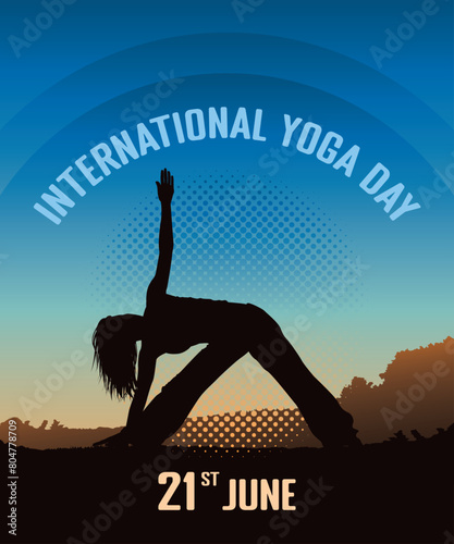 vector banner international yoga day-22