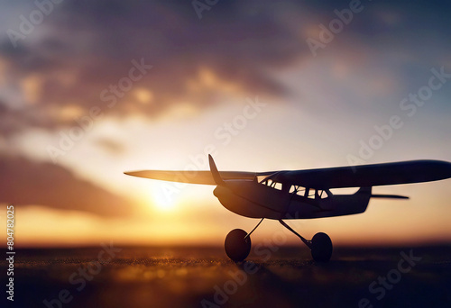 'small Shadow sunset plane landed background sky Plane Shadow Red Airplane Background Sky Summer Travel Illustration Light Sun Retro Airport Sunset Silhouette Old Adventure Yellow Vehicle'