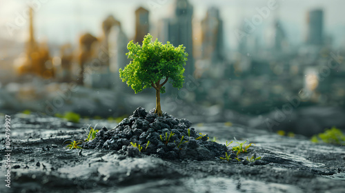 Support Carbon Pricing Initiatives as Effective Tools for Reducing Carbon Emissions and Incentivizing Investments in Clean Technologies and Sustainable Practices - Photo Real Concept