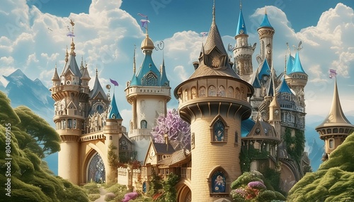 夢見る王女の城、メルヘンでファンタジーな空想の世界へと誘う魔法の迷路