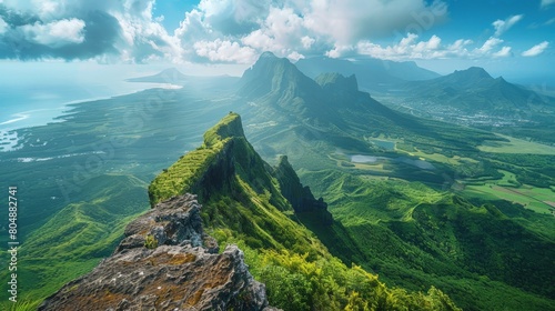 Victoria Peak: Mauritius Panorama