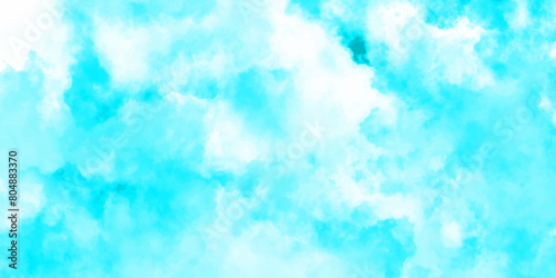 Abstract nature background of romantic summer blue sky with fluffy clouds. Beautiful puffy clouds in bright blue sky in day blue skies with white clouds background. Summer blue sky. 