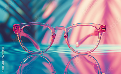 Pink Glasses. Rosy Vision. A Fashionable Statement.