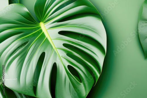 monstera leaf background