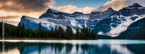 Alpine Paradise, Lake Louise, nestled within the Spectacular Banff National Park, a True Haven of Natural Grandeur.