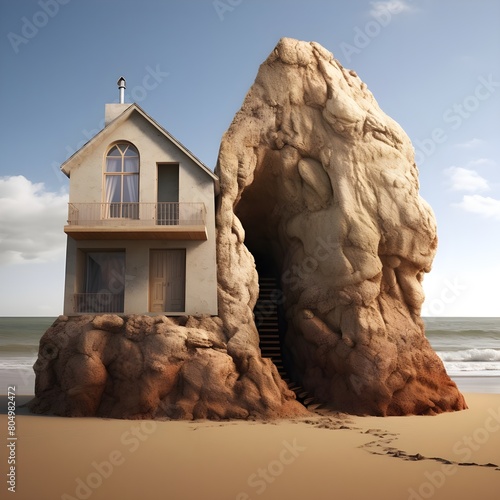 House, Rock, Sand, Build, Compassion, Home