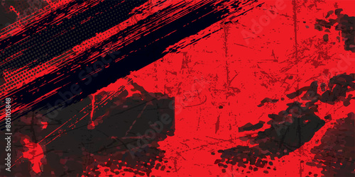 Glitch distorted grunge background . Noise destroyed texture . Trendy defect error shapes .